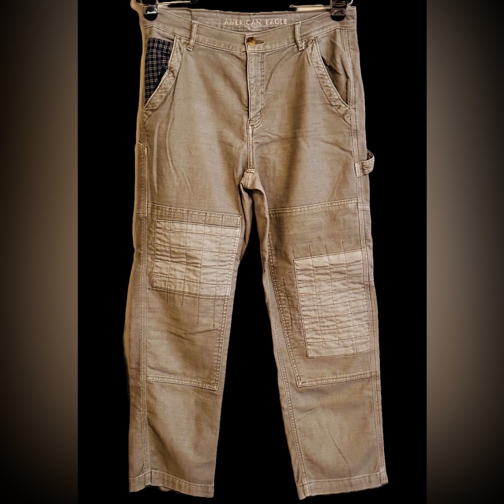 Y2K Vintage American Eagle Patchwork Cargo Pants